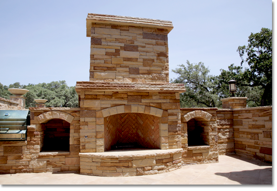 Green Acre Sod Farm specializes in the design and installation of natural stone fireplaces and outdoor living products. See some of our projects here.