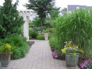 garden paver path